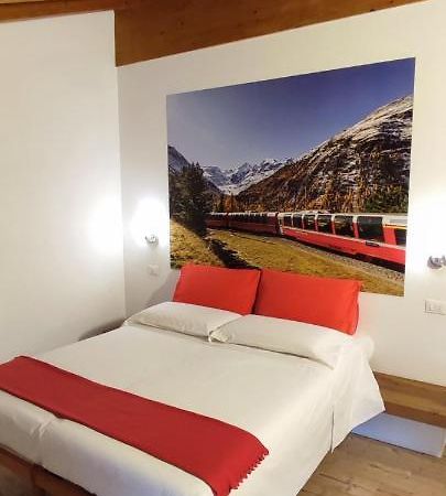 Le Stanze Del Trenino Rosso Bed & Breakfast Tirano Dış mekan fotoğraf